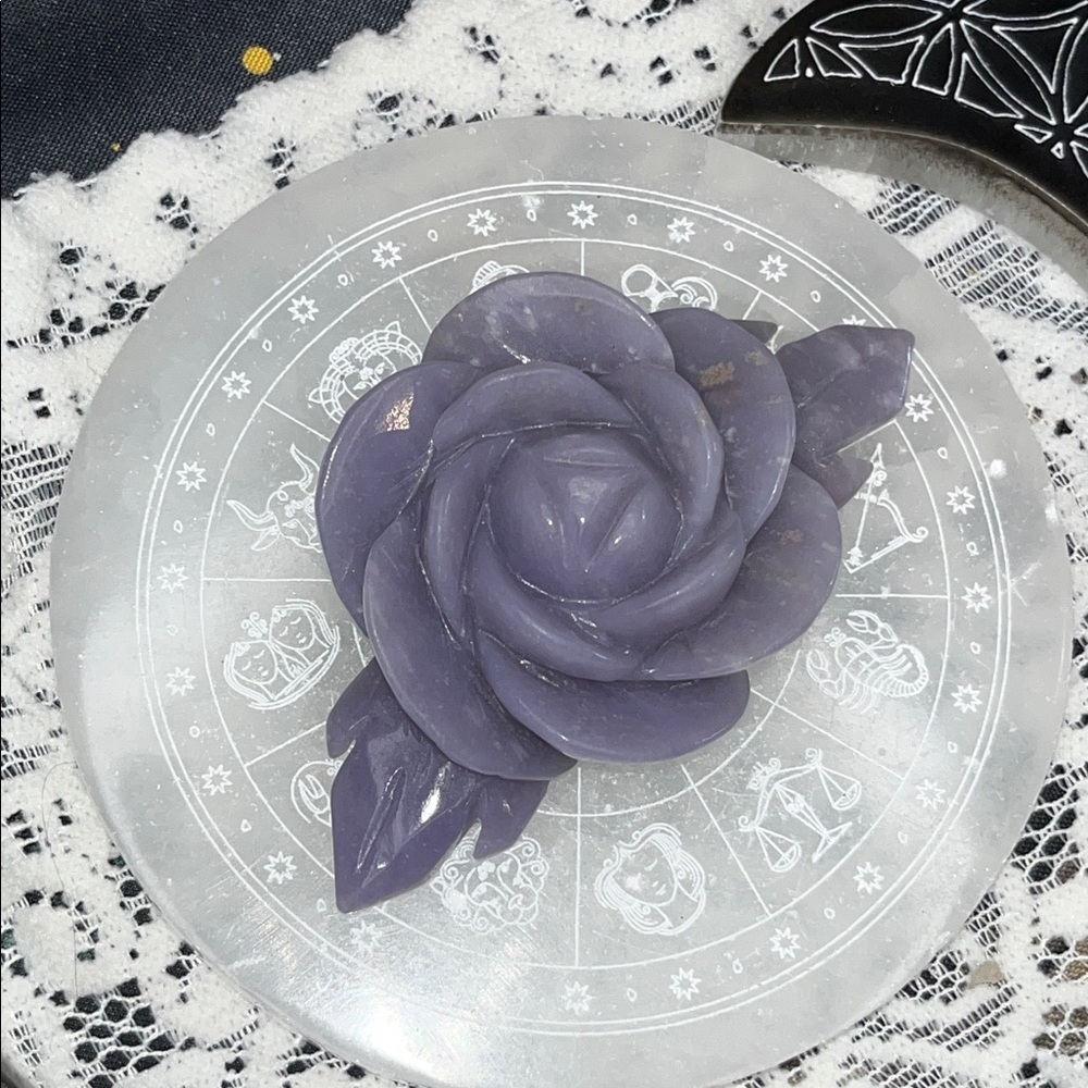 Purple mica rose